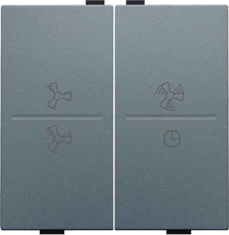 Niko - TOUCHE DBL, SYMBOLE VENTILATION, PR INTERRUPTEUR/BOUTON SANS FIL