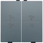 Niko - TOUCHE DBL, SYMBOLE VENTILATION, PR INTERRUPTEUR/BOUTON SANS FIL