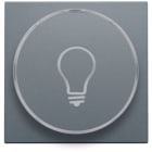 Niko - FINITION AVEC SYMBOLE LAMPE PR BOUTON-POUSSOIR 6A AVEC CULOT E10