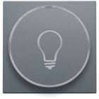 Niko - FINITION AVEC SYMBOLE LAMPE PR BOUTON-POUSSOIR 6A AVEC CULOT E10