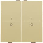 Niko - TOUCHE DOUBLE I/0 POUR INTERRUPTEUR/BOUTON SANS FIL À 4 CONTACTS