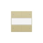 Niko - SET DE FINITION BOUTON QUADR., LIBRE DE POTENT., ÉTIQUETTE, LED