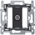 Niko - SOCLE POUR CONNEXION COAXIALE SIMPLE POUR TV, 2 GHZ, VIS