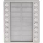 Niko - MODULE D'EXTENSION AVEC 16 SONNETTES POUR POSTE EXT. EN SAILLIE