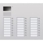 Niko - POSTE EXTERIEUR 'VIDEO' A ENCASTRER, 3X8 BOUTONS D'APPEL