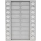 Niko - MODULE D'EXTENSION AVEC 18 SONNETTES POUR POSTE EXT. EN SAILLIE