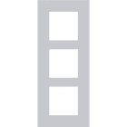 Niko - PLAQUE DE RECOUVREMENT TRIPLE, 60MM D'ENTRAXE, VERTICALE