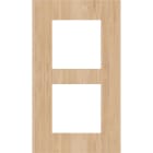 Niko - PLAQUE DE RECOUVREMENT DOUBLE, 60MM D'ENTRAXE, VERTICALE