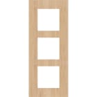 Niko - PLAQUE DE RECOUVREMENT TRIPLE, 60MM D'ENTRAXE, VERTICALE