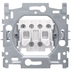 Niko - SOCLE INTERRUPTEUR VA-ET-VIENT DOUBLE 10A, BORNES À VIS