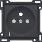 Niko - SET DE FINITION PRISE AVC INDICAT. TENSION, BROCHE TERRE, 28,5MM