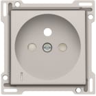 Niko - SET DE FINITION PRISE AVC INDICAT. TENSION, BROCHE TERRE, 28,5MM