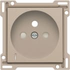 Niko - SET DE FINITION PRISE AVC INDICAT. TENSION, BROCHE TERRE, 28,5MM