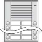 Niko - POSTE EXTERIEUR EN SAILLIE AVEC 2 X 6 BOUTONS D'APPEL