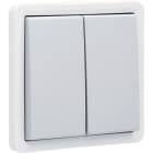 Niko - BOUTON-POUSS. DOUBLE NON ÉCLAIRABLE ÉTANCHE 10A, NO/NC, VIS