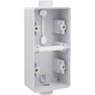 Niko - BOÎTE EN SAILLIE DOUBLE ÉTANCHE POUR 2 FONCTIONS, 2 ENTRÉES M20