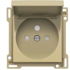 Niko - SET DE FINITION PRISE AVEC CLAPET ET BROCHE DE TERRE, 28,5MM