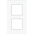 Niko - PLAQUE DE RECOUVREMENT DOUBLE, 60MM D'ENTRAXE, VERTICALE