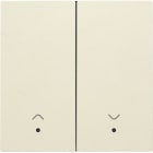 Niko - SET DE FINITION INTERRUPTEUR VOLETS ÉLECTRON. DBL, AVEC LENTILLE