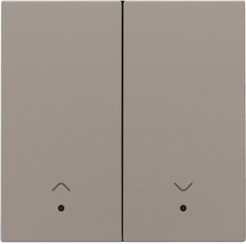 Niko - SET DE FINITION INTERRUPTEUR VOLETS ÉLECTRON. DBL, AVEC LENTILLE