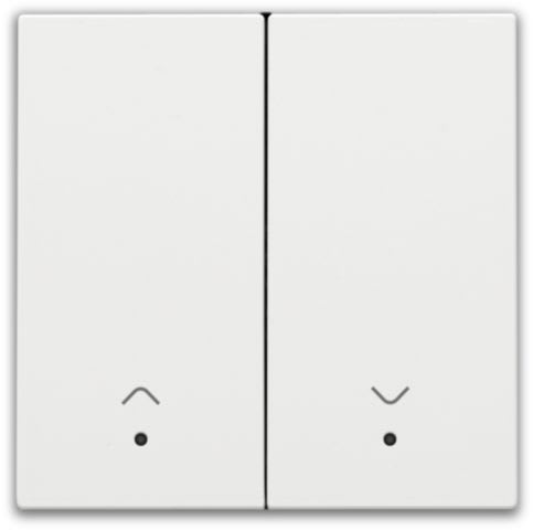 Niko - SET DE FINITION INTERRUPTEUR VOLETS ÉLECTRON. DBL, AVEC LENTILLE