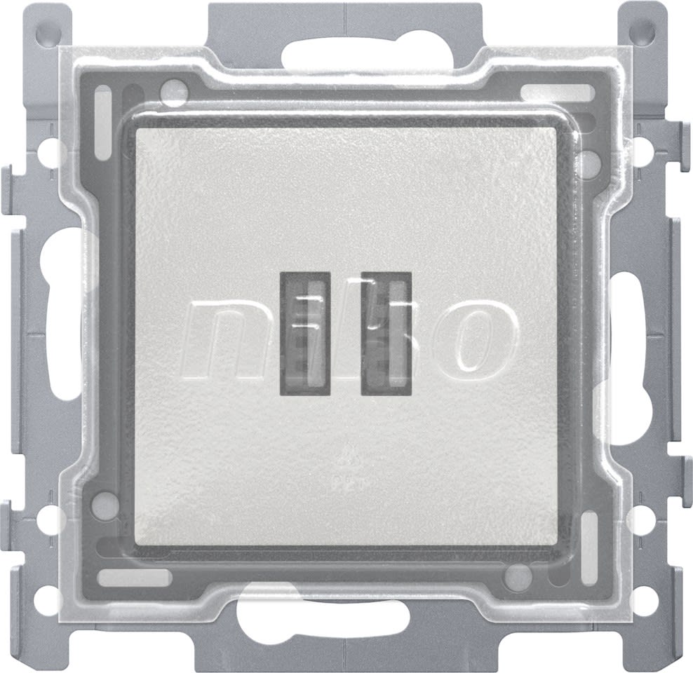 Niko - CHARGEUR USB-A DOUBLE 3,5A, FINITION ET CAPUCHON DE PROTECTION