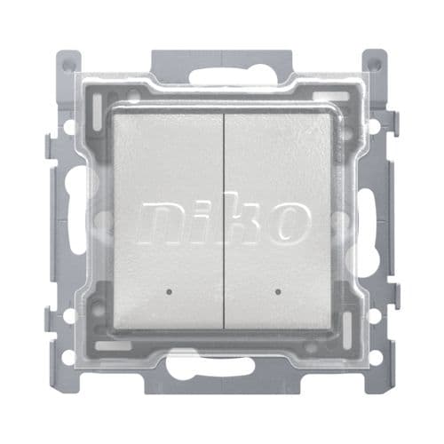 Niko - INTERRUPTEUR DOUBLE CONN. 10A, FINITION, CAPUCHON DE PROTECTION