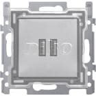 Niko - CHARGEUR USB-A DOUBLE 3,5A, FINITION ET CAPUCHON DE PROTECTION
