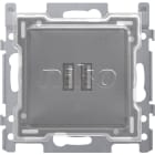 Niko - CHARGEUR USB-A DOUBLE 3,5A, FINITION ET CAPUCHON DE PROTECTION