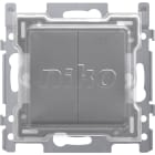 Niko - INTERRUPTEUR DOUBLE CONN. 10A, FINITION, CAPUCHON DE PROTECTION