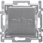 Niko - COMMANDE DE MOTEUR CONN. 2X3A, FINITION, CAPUCHON DE PROTECTION