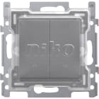 Niko - COMMANDE DE MOTEUR CONN. 2X3A, FINITION, CAPUCHON DE PROTECTION