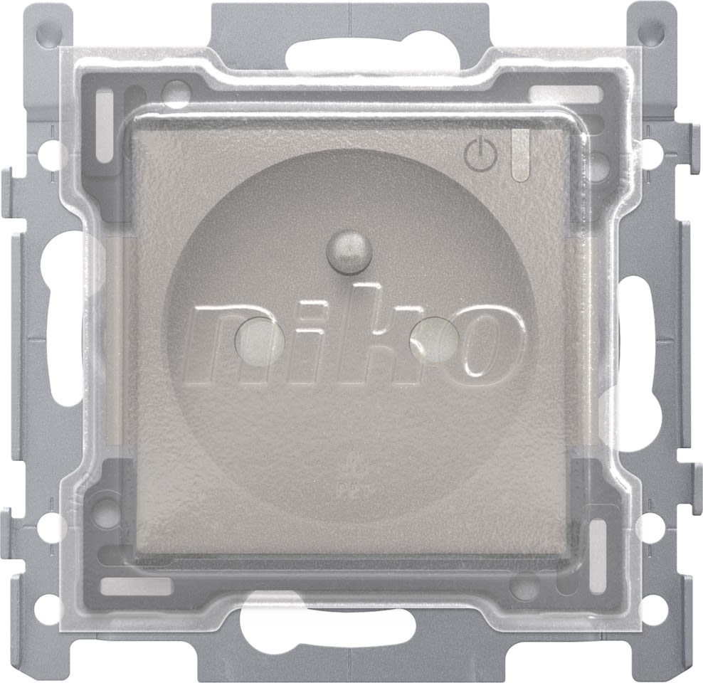 Niko - PRISE CONNECTÉE COMMUTABLE, FINITION ET CAPUCHON DE PROTECTION