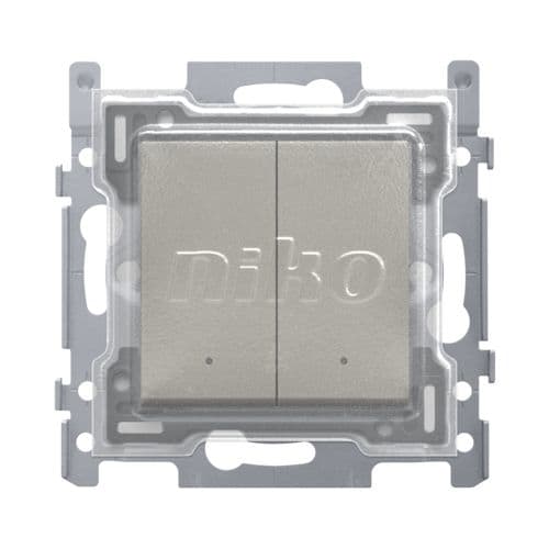 Niko - INTERRUPTEUR DOUBLE CONN. 10A, FINITION, CAPUCHON DE PROTECTION