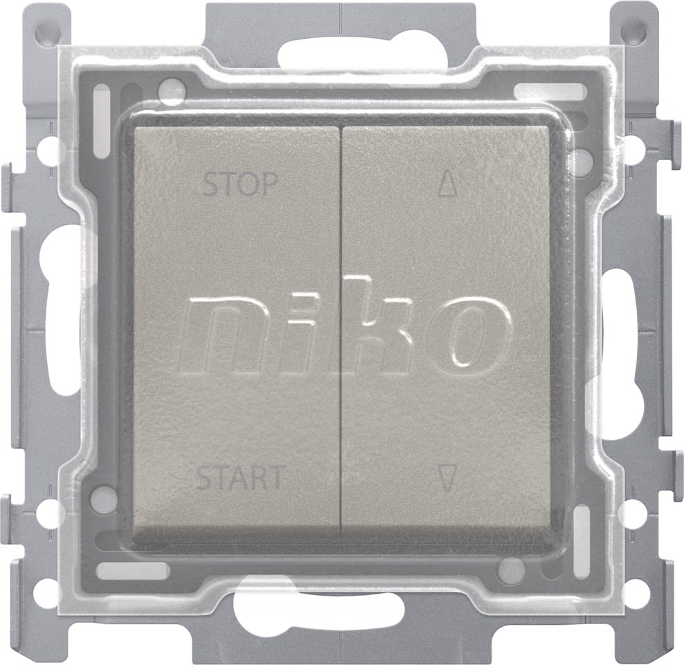 Niko - INTERRUPTEUR VOLETS 10A, FINITION ET CAPUCHON DE PROTECTION