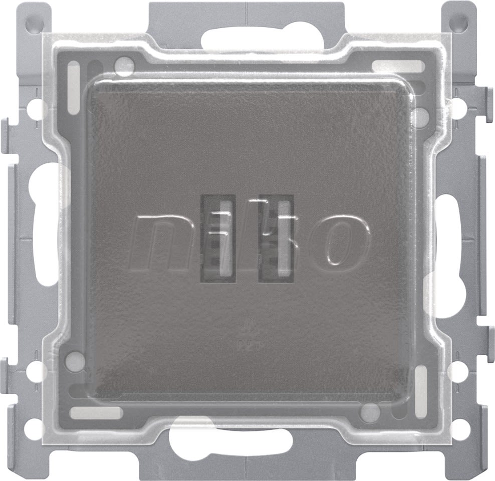 Niko - CHARGEUR USB-A DOUBLE 3,5A, FINITION ET CAPUCHON DE PROTECTION
