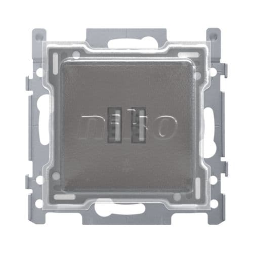 Niko - CHARGEUR USB-A DOUBLE 3,5A, FINITION ET CAPUCHON DE PROTECTION