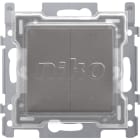 Niko - INTERRUPTEUR DOUBLE CONN. 10A, FINITION, CAPUCHON DE PROTECTION