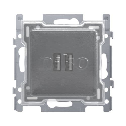 Niko - CHARGEUR USB-A DOUBLE 3,5A, FINITION ET CAPUCHON DE PROTECTION
