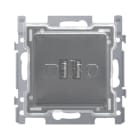 Niko - CHARGEUR USB-A DOUBLE 3,5A, FINITION ET CAPUCHON DE PROTECTION