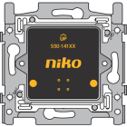 Niko - PLATINE MURALE SIMPLE AVEC SOCLE, 60X71MM, GRIFFES