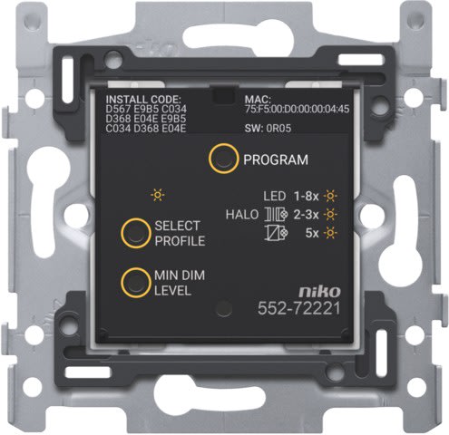 Niko - VARIATEUR CONNECTÉ, 2 FILS, ZIGBEE®, 60X71MM, VIS