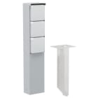 Niko - BORNE DE JARDIN AVEC 3 PRISES, BROCHE DE TERRE, POINTE