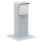 Niko - BORNE DE JARDIN AVEC 1 PRISE, BROCHE DE TERRE, SOCLE