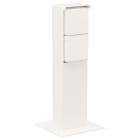 Niko - BORNE DE JARDIN AVEC 2 PRISES, BROCHE DE TERRE, SOCLE