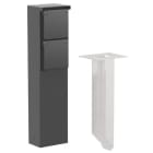 Niko - BORNE DE JARDIN AVEC 2 PRISES, BROCHE DE TERRE, POINTE