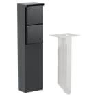 Niko - BORNE DE JARDIN AVEC 2 PRISES, BROCHE DE TERRE, POINTE
