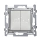 Niko - INTERRUPTEUR DOUBLE 10A, FINITION ET CAPUCHON DE PROTECTION