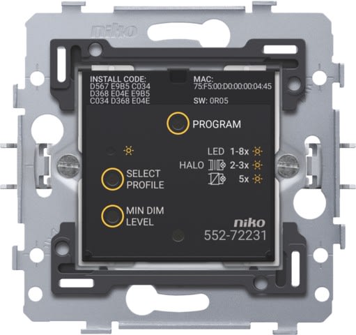 Niko - VARIATEUR CONNECTÉ, À 2 FILS, ZIGBEE®, 71X71MM, GRIFFES