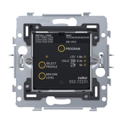 Niko - VARIATEUR CONNECTÉ, À 2 FILS, ZIGBEE®, 71X71MM, GRIFFES